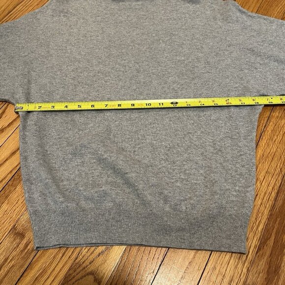 R Label Gray Dolman Sleeve Organic Cotton Cashmere Sweater Size XS - Picture 6 of 8